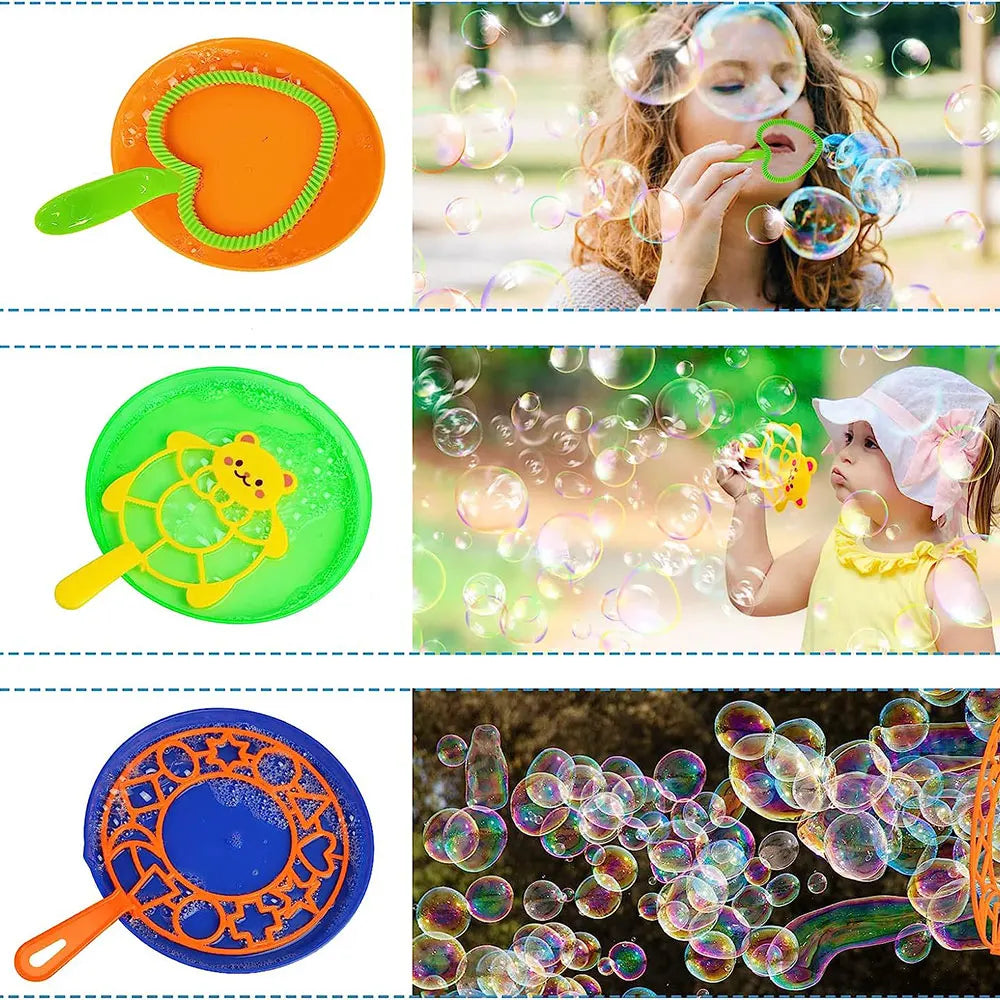 Bubble Blowing Tools Set for Outdoor Kids Fun
