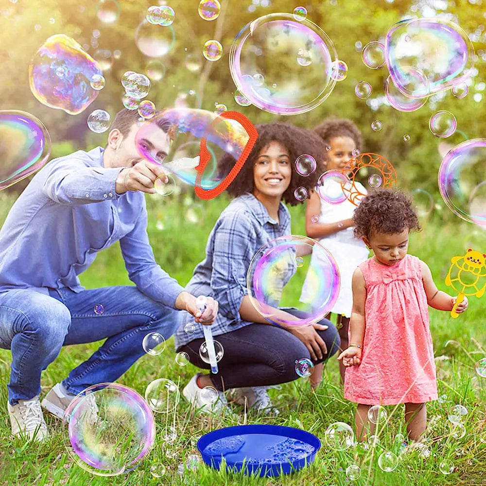 Bubble Blowing Tools Set for Outdoor Kids Fun