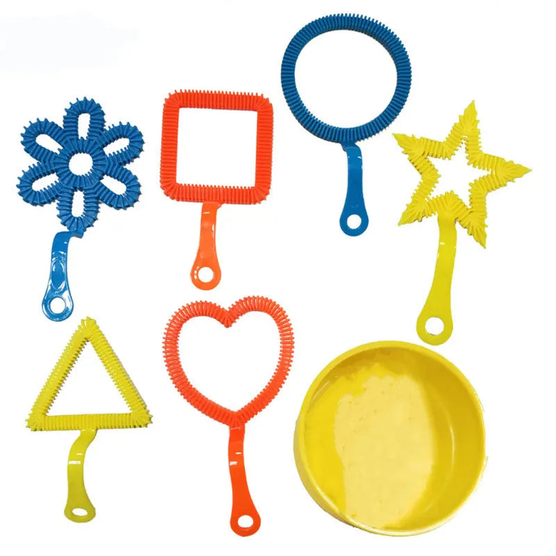Bubble Blowing Tools Set for Outdoor Kids Fun