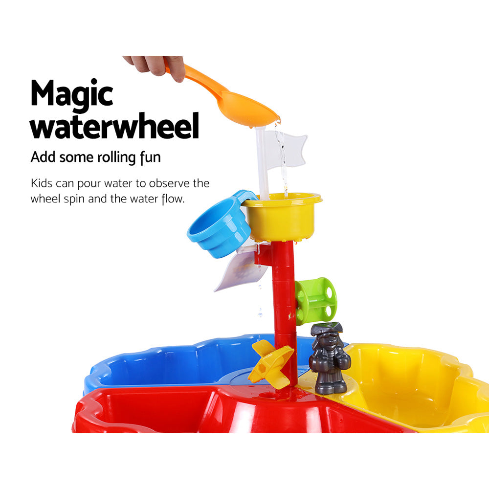NNEDSZ Kids Beach Sand and Water Sandpit Outdoor Table Childrens Bath Toys