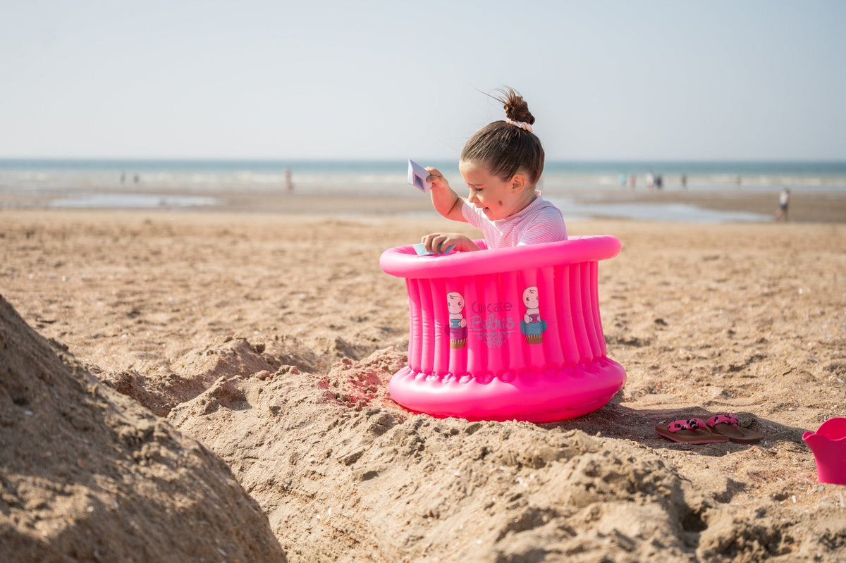 Cupcake Babies Big Bath Pink & inflator (suitable from 1 year up to 8 years)