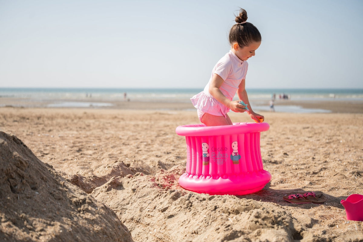Cupcake Babies Big Bath Pink & inflator (suitable from 1 year up to 8 years)