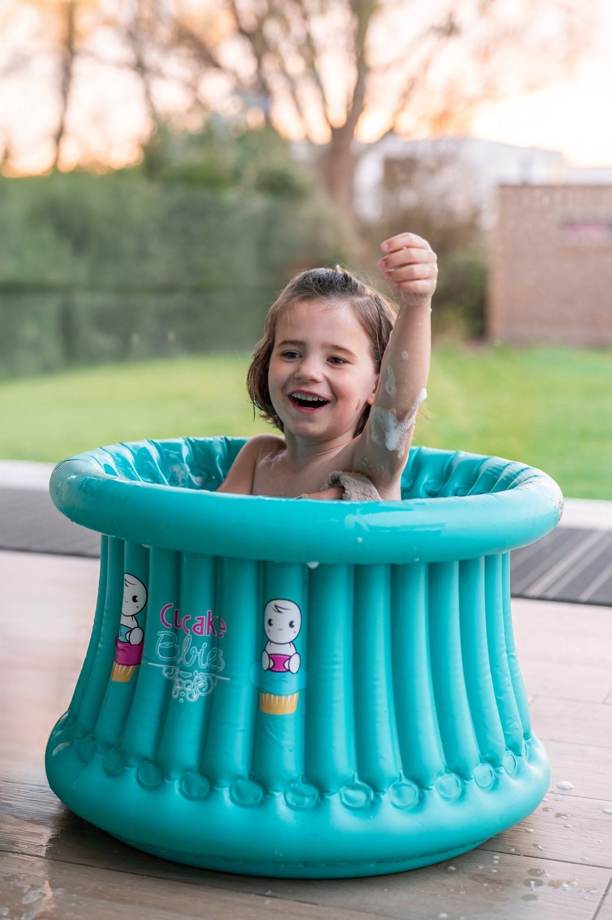 Cupcake Babies Big Bath — Turquoise | Ages 1–8