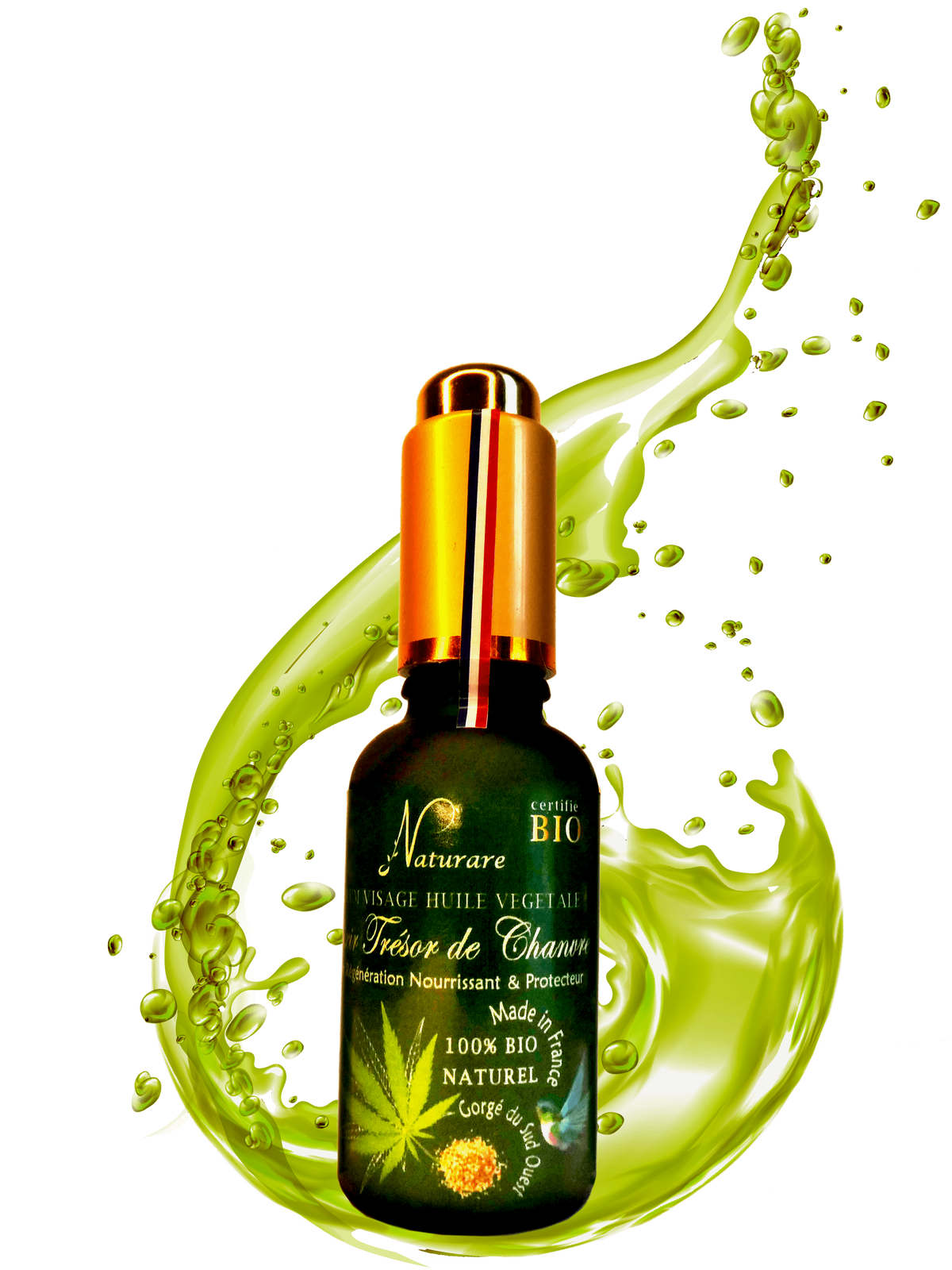 PRO - ORGANIC HEMP TREASURE ELIXIR - Vegetable Oil Serum, Food Supplements