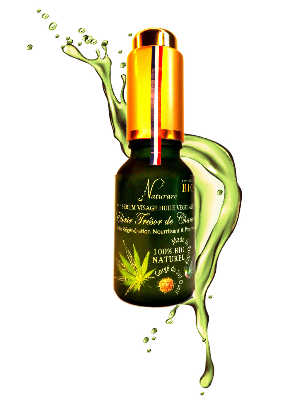 PRO - ORGANIC HEMP TREASURE ELIXIR - Vegetable Oil Serum, Food Supplements